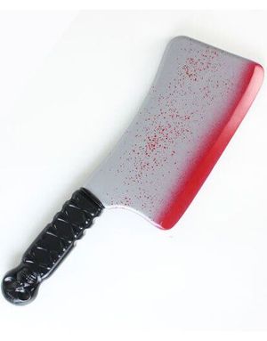 Blodig Slagterkniv 35 cm Kostumevåben