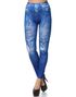 Seje Tights med Kranium og Blomster 