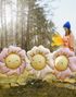 Airwalker Blomst-formet Folieballong 104x104 cm