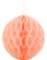Ferskenfarget Honeycomb Ball VELG FARGE 10-40 cm