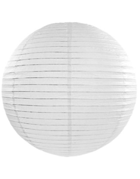 Hvid Papirlanterne 20 cm