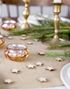 4 stk Runde Rosegullfargede Telysholdere - 6x3 cm
