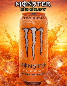 Monster Energy Ultra Sunrise Zero - Sukkerfri 473 ml (USA Import)