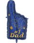 Number 1 Dad - Folieballong 46x86,5 cm