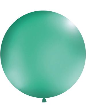 MOSGRØN Pastelfarvet Rund JUMBO Ballon 1 meter