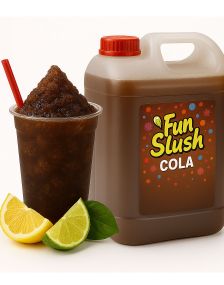 5 Liter Popz Fun Slush Cola - Slushblanding med Colasmak