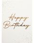 Happy Birthday - Kjempestort Gratulasjonskort med Konvolutt i A4 Format
