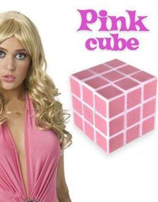 Rosa Rubiks Inspirert Kube for Blondiner