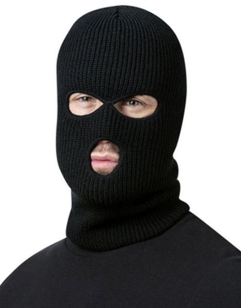 Sort Balaklava/Finland kasket