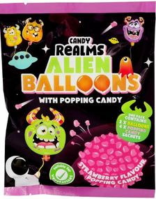 Candy Realms Alien Ballong og Popping Candy Pakke