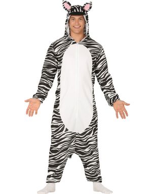 Zebra Kigurumi Unisex Kostume