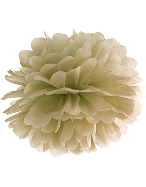 Guldfarvet Pom Pom 25 cm