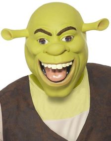 Lisensiert Latex Shrek Maske