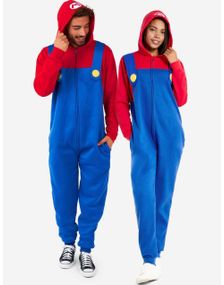 Super Mario Onesie/Kigurumi Unisex Kostyme