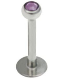 Shiny Stone - 1.2 x 8 mm - Lilla Labret