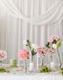 Kremfarget Rose 55 cm - Kunstige Blomster