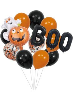 Halloween Ballonbuket 12 dele