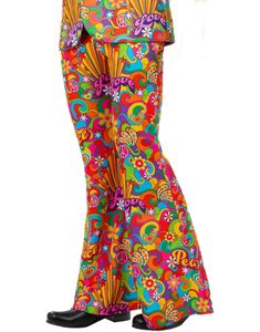60's Hippie Peace Kostymebukse til Herre