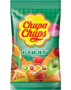 120 stk Chupa Chups Fruit - Stor Pose med Kærligheder