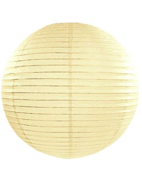 1 stk Cremefarvet Papirlanterne 25 cm