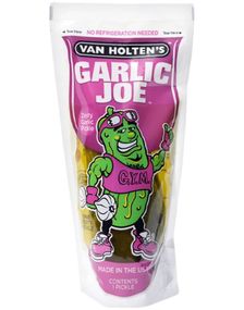 Van Holten's Garlic Joe Pickle/Sylteagurk 300 gram (USA Import)