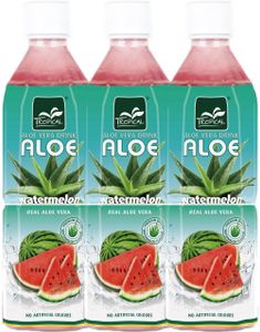 20 Stk Tropical Aloe Vera Vandmelon Læskedrik 500 ml - Hel Kasse (Taiwan)