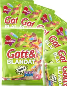 1797379200_630 stk Godt og Blandet Supersur - Forskellige Sure Vingummibidder - Hel Æske 3,9 kg