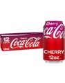 12 Stk Coca Cola Cherry 330 ml - Helt Brett (USA)
