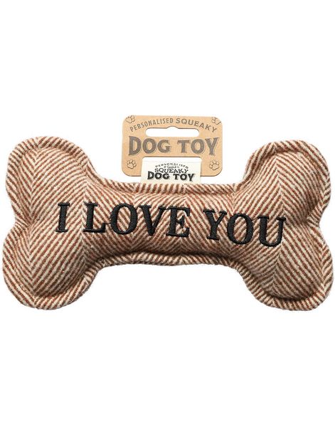I Love You - Legetøj til Hund med Lyd - 20 cm