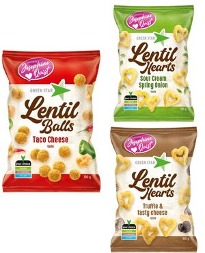 Taste Them All - Green Star Linsechips - Tre Smage - Pakketilbud