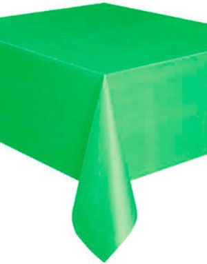 Limegrøn Plastdug 137x274 cm