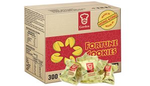 300 stk Fortune Cookie - Kinesisk Lykkekage - Hel Æske
