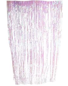 Iriserende Rosa Dørforhæng 90x250 cm