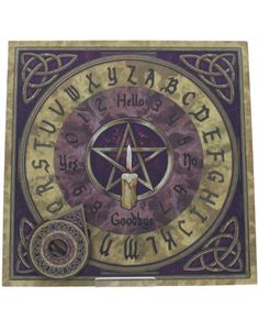 Spirit Board / Ouija Brett med Plakett