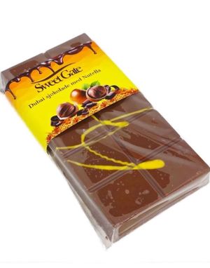 Sweet Gate Håndlavet Dubai Chokolade med Nutella 210 Gram