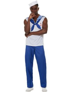 High Seas Sailor Kostume til Mand