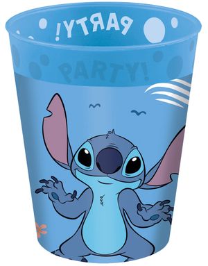 4 stk Gjenbrukbar Kopp i Plast 250 ml - Stitch & Angel