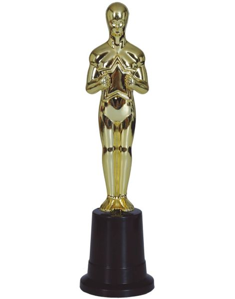 Oscar Inspirert Gullfarget Statue 23 cm