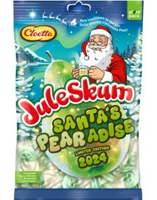 Cloetta Juleskum Santa's Pearadise - Juleskum/Skumnisse med Pæresmak 100 gram