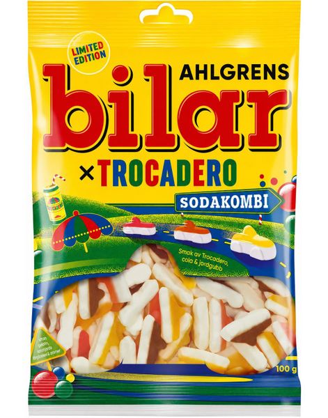 Ahlgrens Biler Sodakombi + Trocadero 100 gram