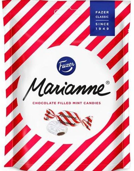 Marianne Mintpastiller med Chokoladekerne - 120 gram Pose