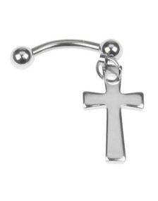 Holy Cross - 1,2 x 9 mm Øjenbrynspiercing