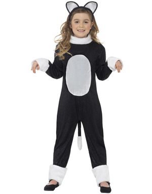 Glitrende Kat Kostume til Børn