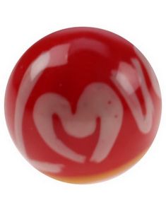 Love - Rød Akrylkugle