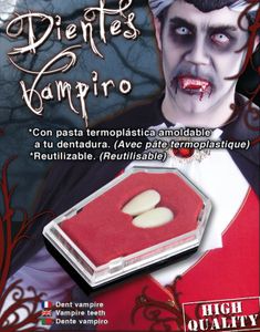 Vampyrtænder med Klæbemiddel