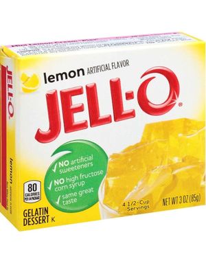 Jell-O Lemon Gelatin Dessert - 85 g (USA Import)