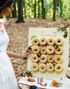 Donut-/ Smultringstativ i Treverk 55x45 cm