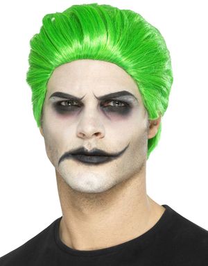 Grøn The Joker Inspireret Paryk