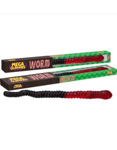 1 kg / 75 cm Mega Gummy Worm - Kjempestor Vingummimark