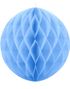 Himmelblå Honeycomb Ball VELG STØRRELSE 40 cm